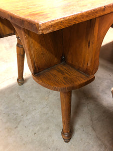 Antique Oak Game Table
