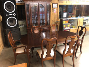 Dinning table, chairs, china cabinet