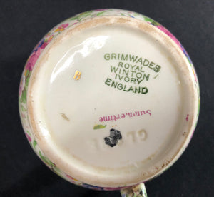 3 pcs Grimwades Royal Winton, Summertime Glassware